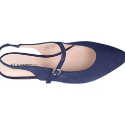 Aerobics Pointy Mary Suede Blue