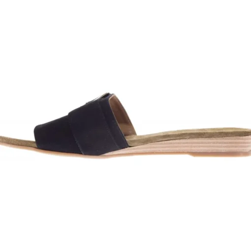 Babouche Laini Black suede