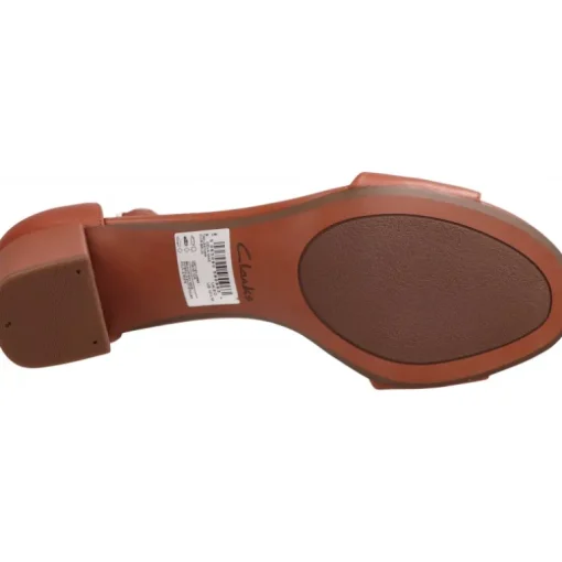 Clarks Deva Mae Tan Leather
