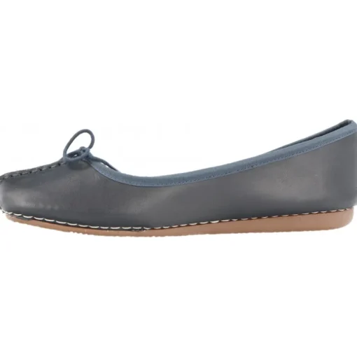 Clarks Freckle Ice Navy Leather