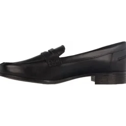 Clarks Hamble Loafer Black Leather