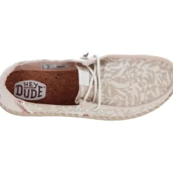 HeyDude Wendy Espadrille Retro Palm Pink