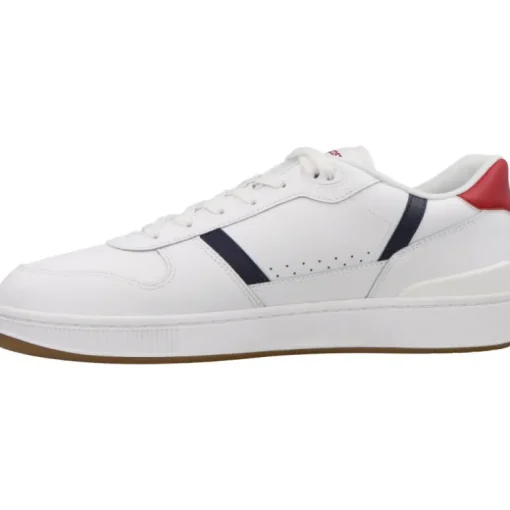 Lacoste T Clip White Navy Red