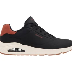 Skechers Uno Suited On Air Black and white